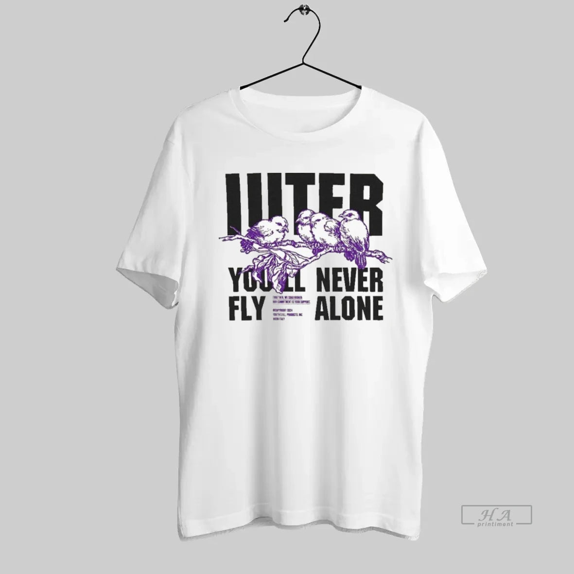 Official Iuter Youll Fly Never Alone Birds - clothing by TeeHivey.com