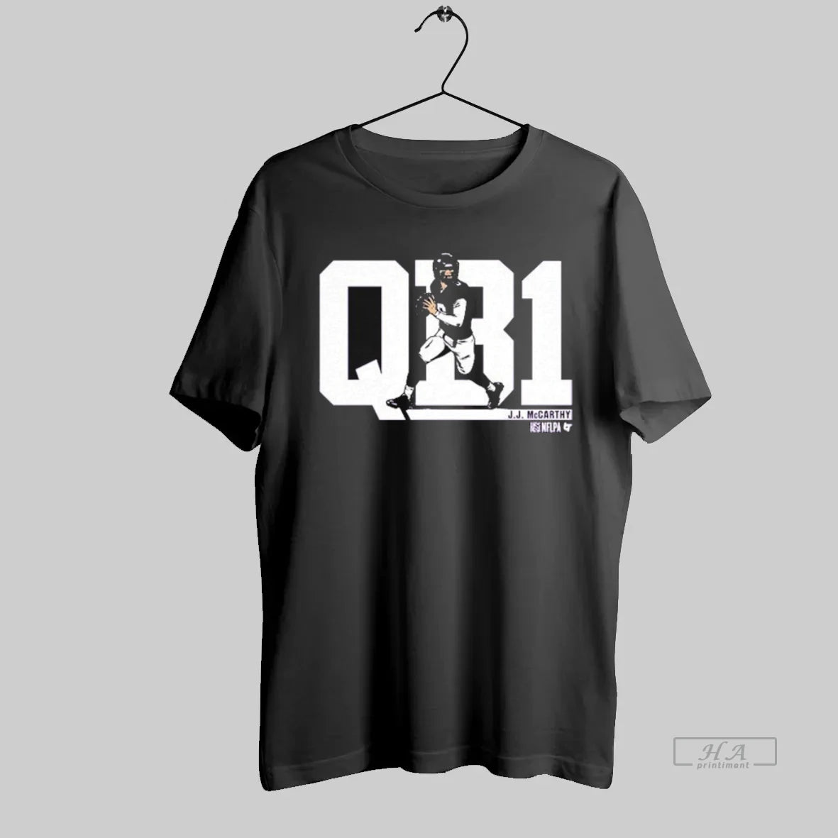 Official J J Mccarthy Qb1 - clothing by TeeHivey.com