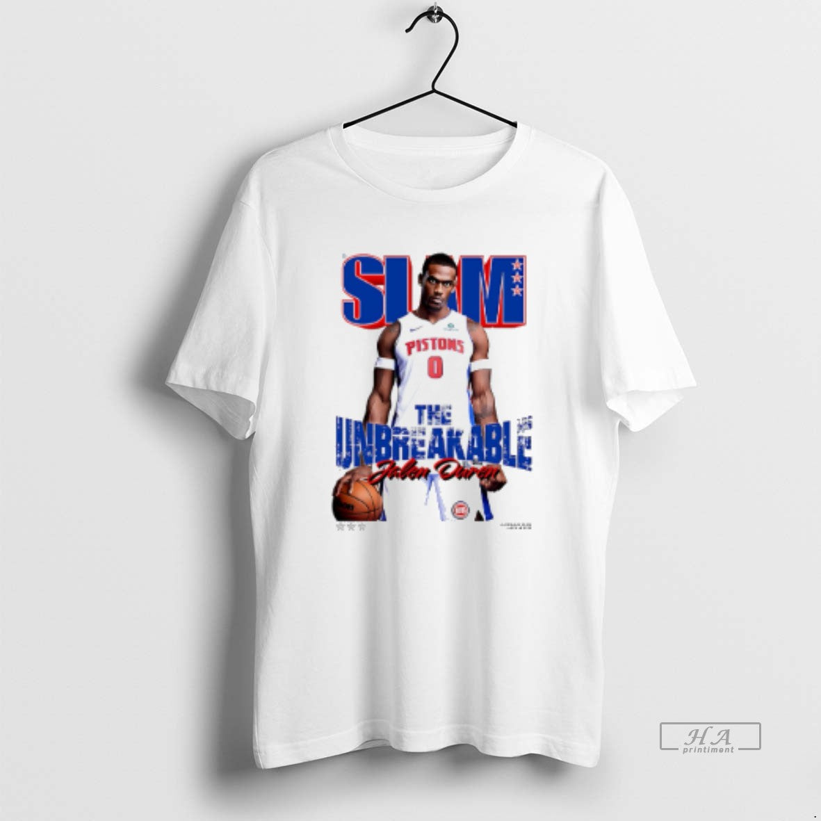 Official Jalen Duren Detroit Pistons The Unbreakable Slam Cover - clothing by TeeHivey.com