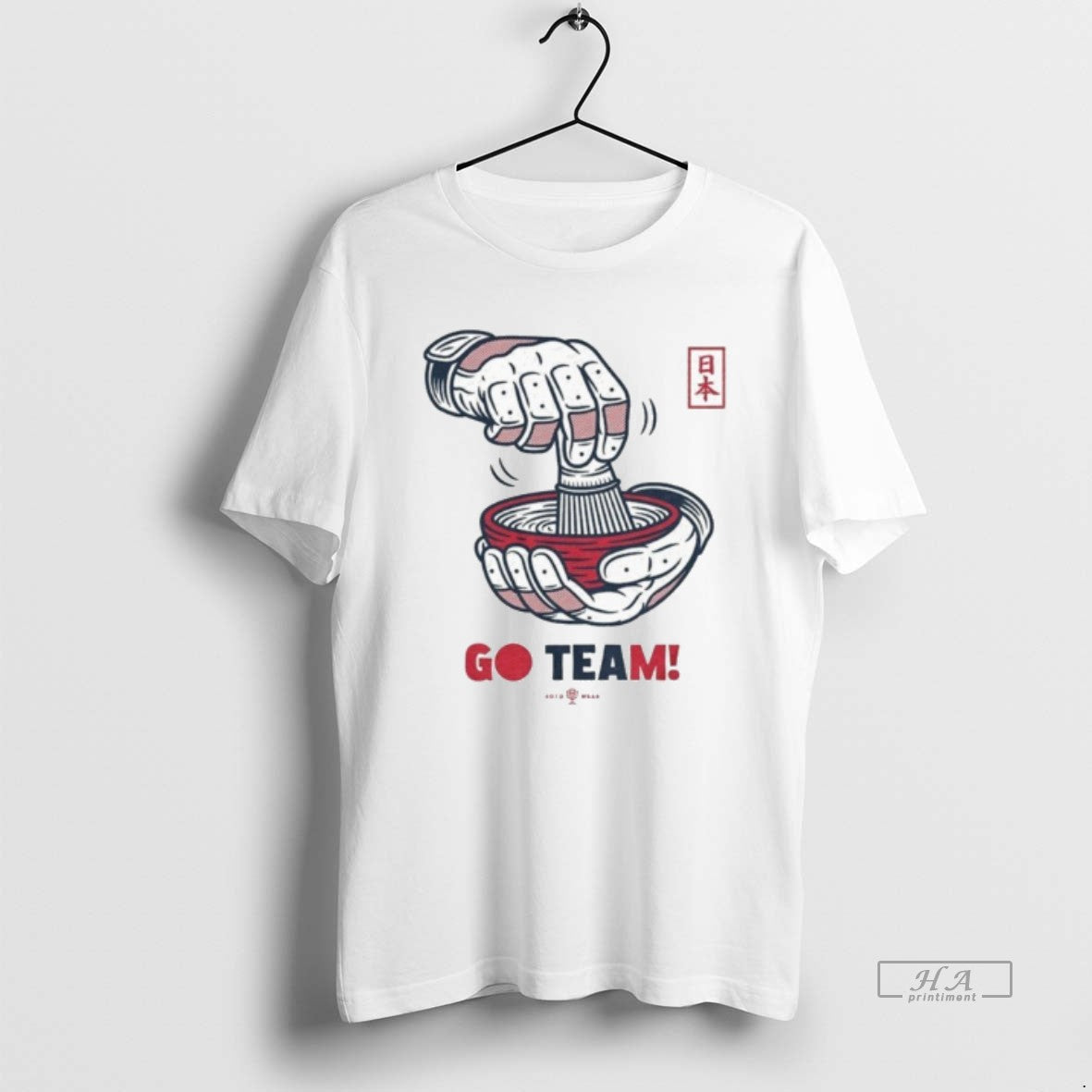 Official Japan Tea Celebration Go Team Baseball Shirts