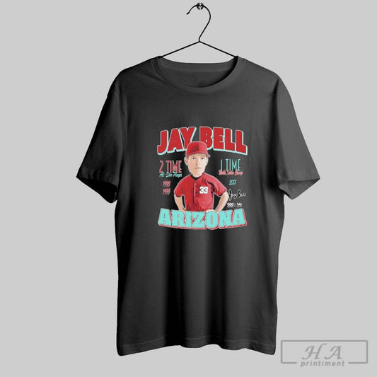 Official Jay Bell Arizona Diamondbacks Comic 2 Time All Star Player Shirt Hoodie Sweater Long