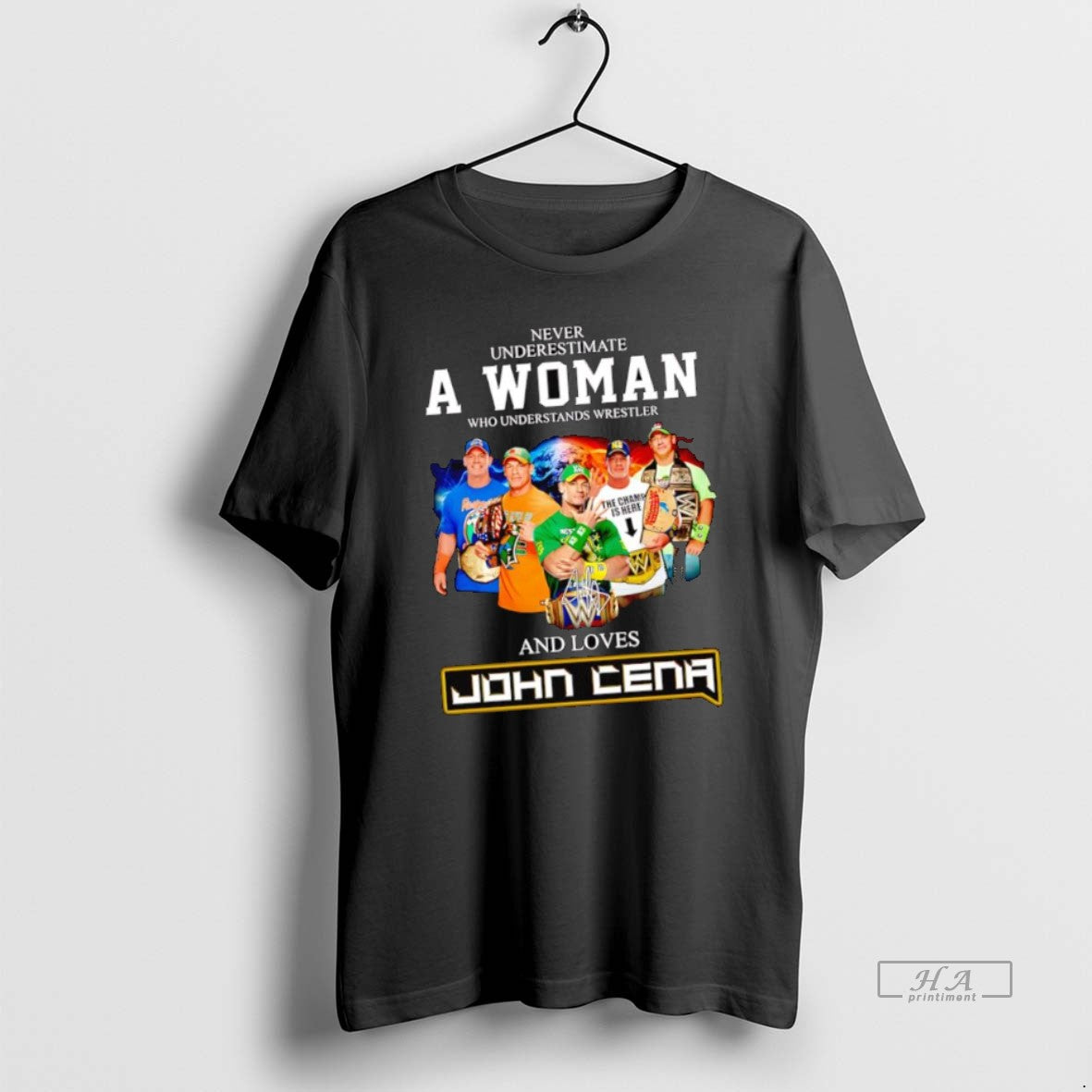 Official John Cena Never Underestimate A Woman Who Understands Wrestler And Loves Signature - clothing by TeeHivey.com
