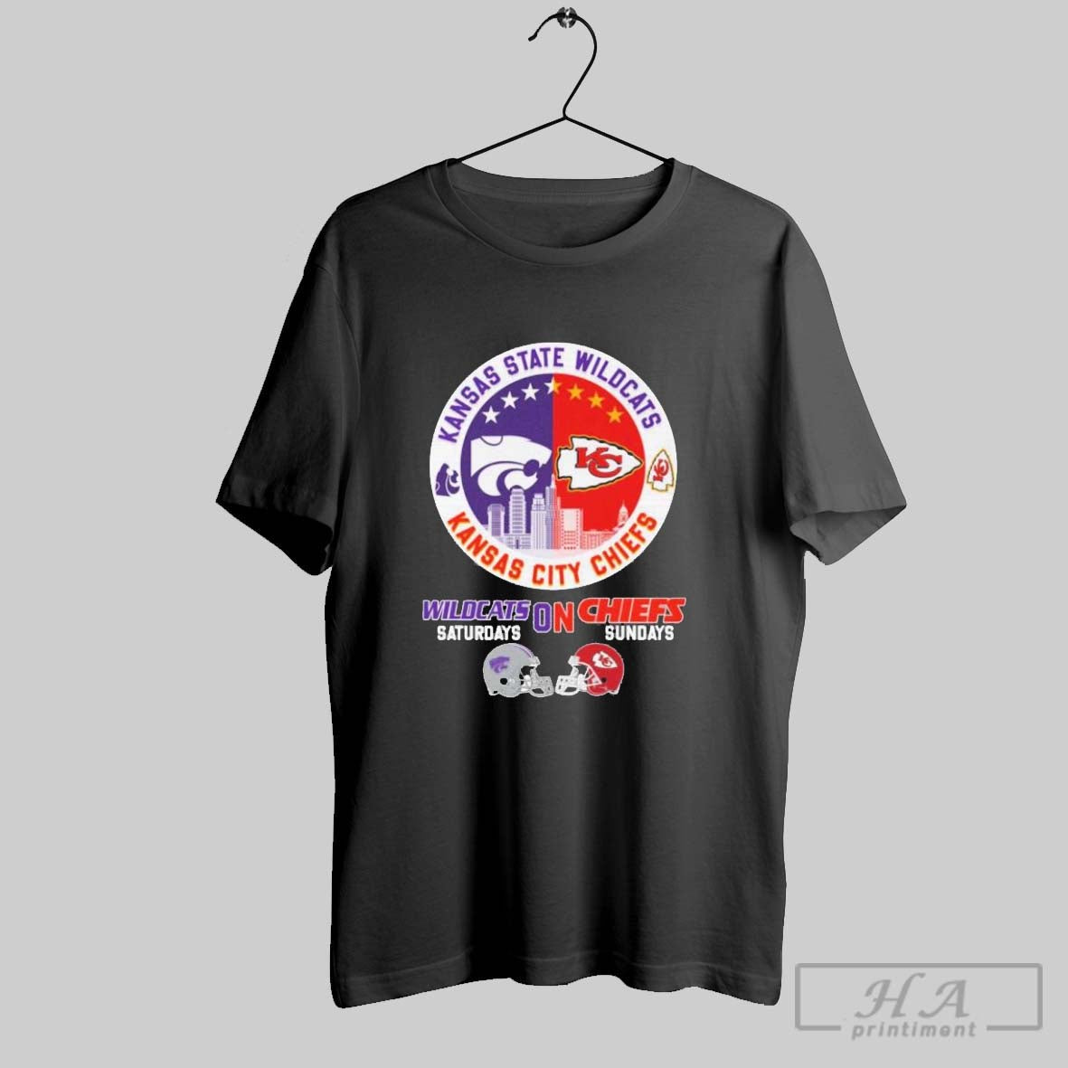Official K State Wildcats On Saturdays And Chiefs On Sundays - clothing by TeeHivey.com