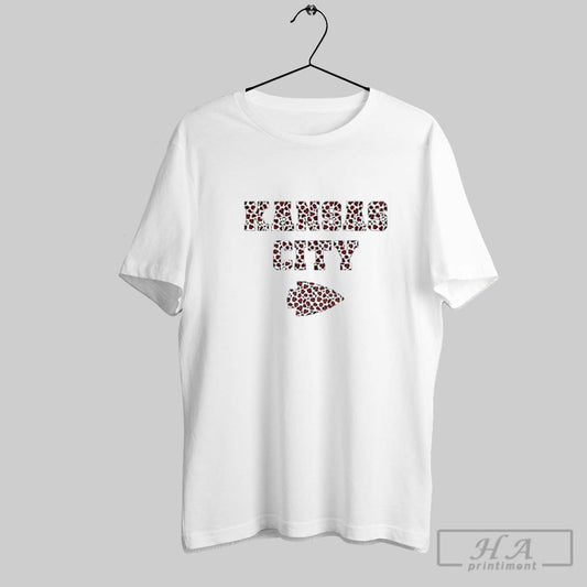 Official Kansas City Leopard Print Football Fan Arrowhead Posters White - clothing by TeeHivey.com