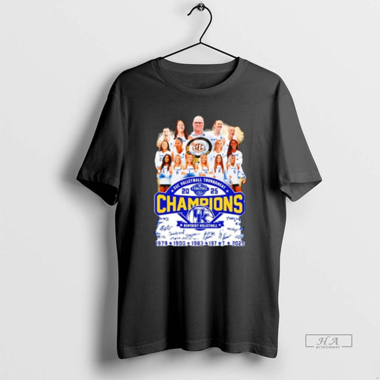 Official Kentucky Sec Volleyball Tournament 2025 Champions - clothing by TeeHivey.com