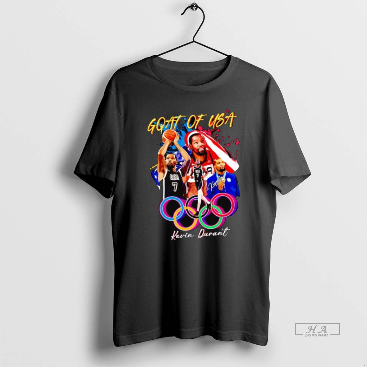 Official Kevin Durant Goat Of Usa Olympic Logo Nba - clothing by TeeHivey.com