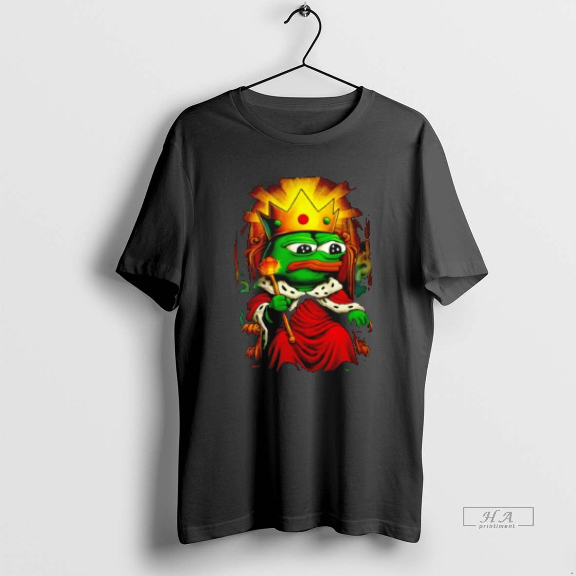 Official King Frog Meme Funny - clothing by TeeHivey.com