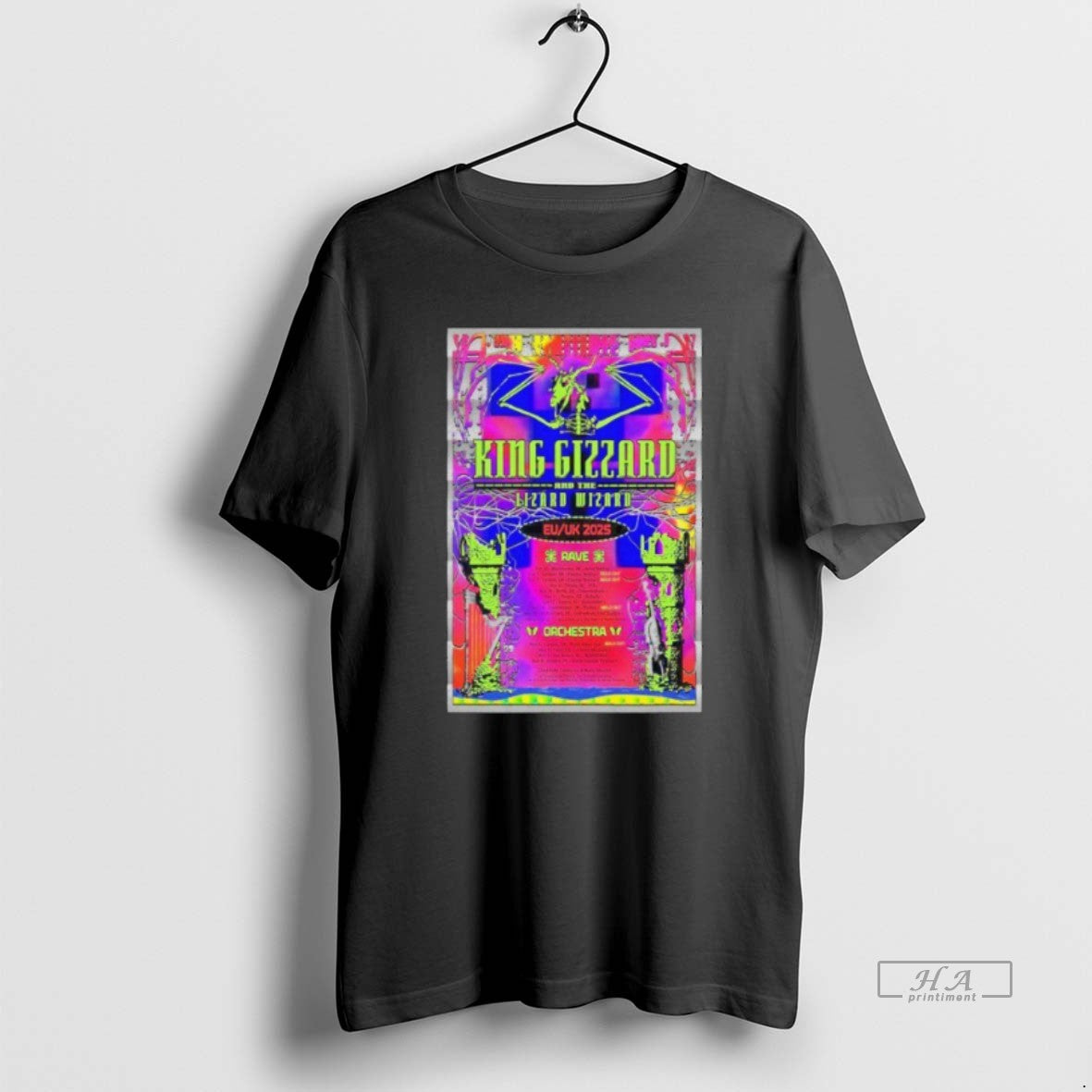 Official King Gizzard And The Lizard Wizard Eu Uk Tour 2025 - clothing by TeeHivey.com