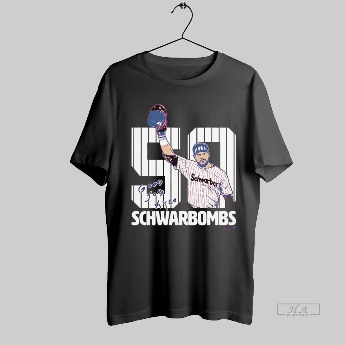 Official Kyle Schwarber 50 Schwarbombs Good Job Kyle - clothing by TeeHivey.com