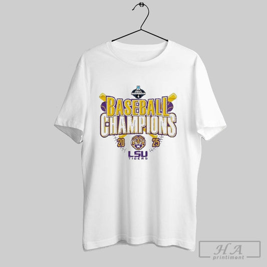 Official Lsu Baseball 2025 Baton Rouge Regional Champions Logo - clothing by TeeHivey.com