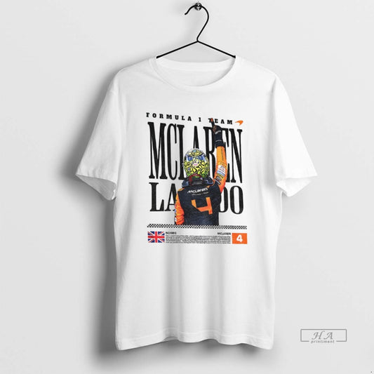 Official Lando Mclaren F1 Racing Graphic - clothing by TeeHivey.com