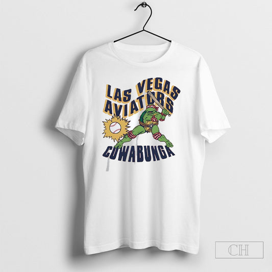 Official Las Vegas Aviators Cowabunga Teenage Mutant Ninja Turtle Sweater