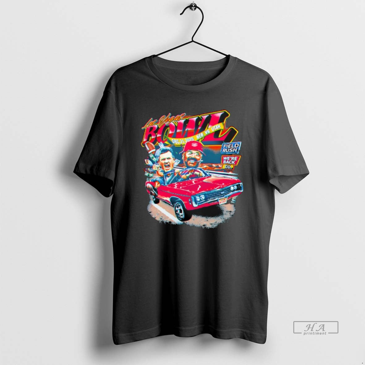 Official Las Vegas Bowl Dec 31st 2025 Neb Vs Utah Field Rush Were Back Go - clothing by TeeHivey.com