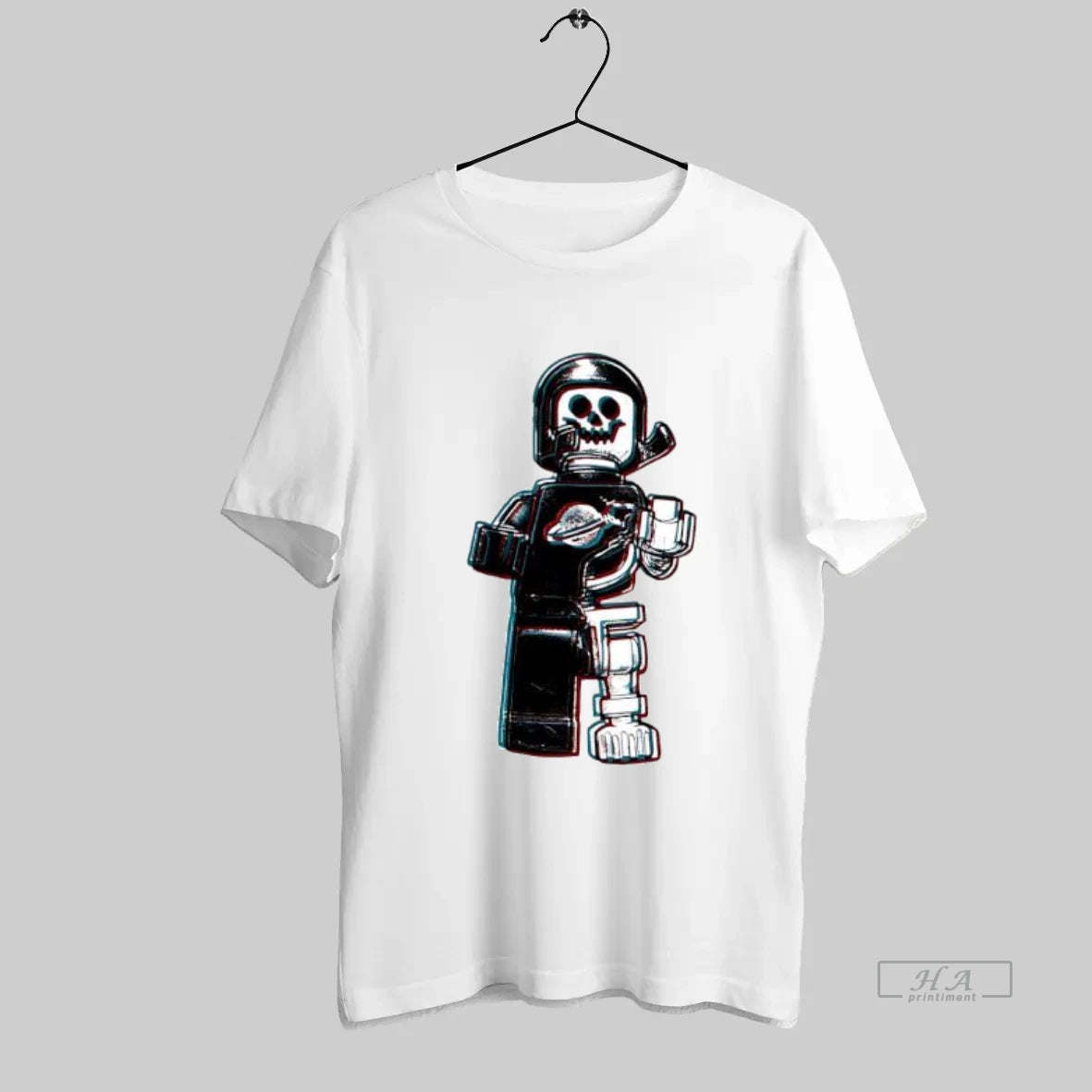 Official Lego Skeleton Astronaut Anaglyph 3d Effect - clothing by TeeHivey.com