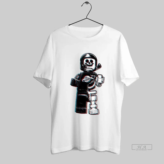 Official Lego Skeleton Astronaut Anaglyph 3d Effect - clothing by TeeHivey.com