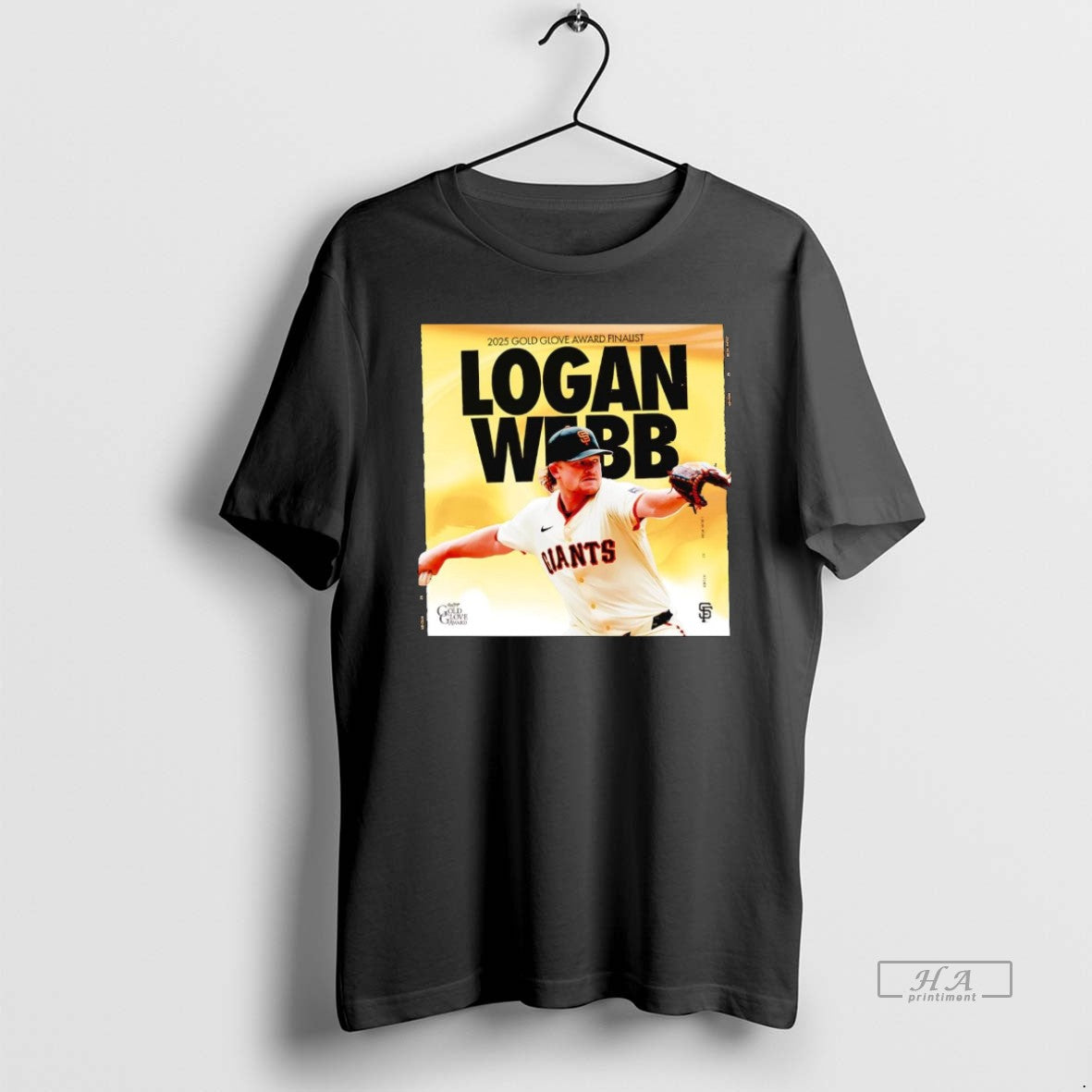 Official Logan Webb 2025 Gold Glove Award Finalist - clothing by TeeHivey.com