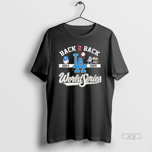 Official Los Angeles Dodgers Back 2 Back 2024 2025 World Series - clothing by TeeHivey.com