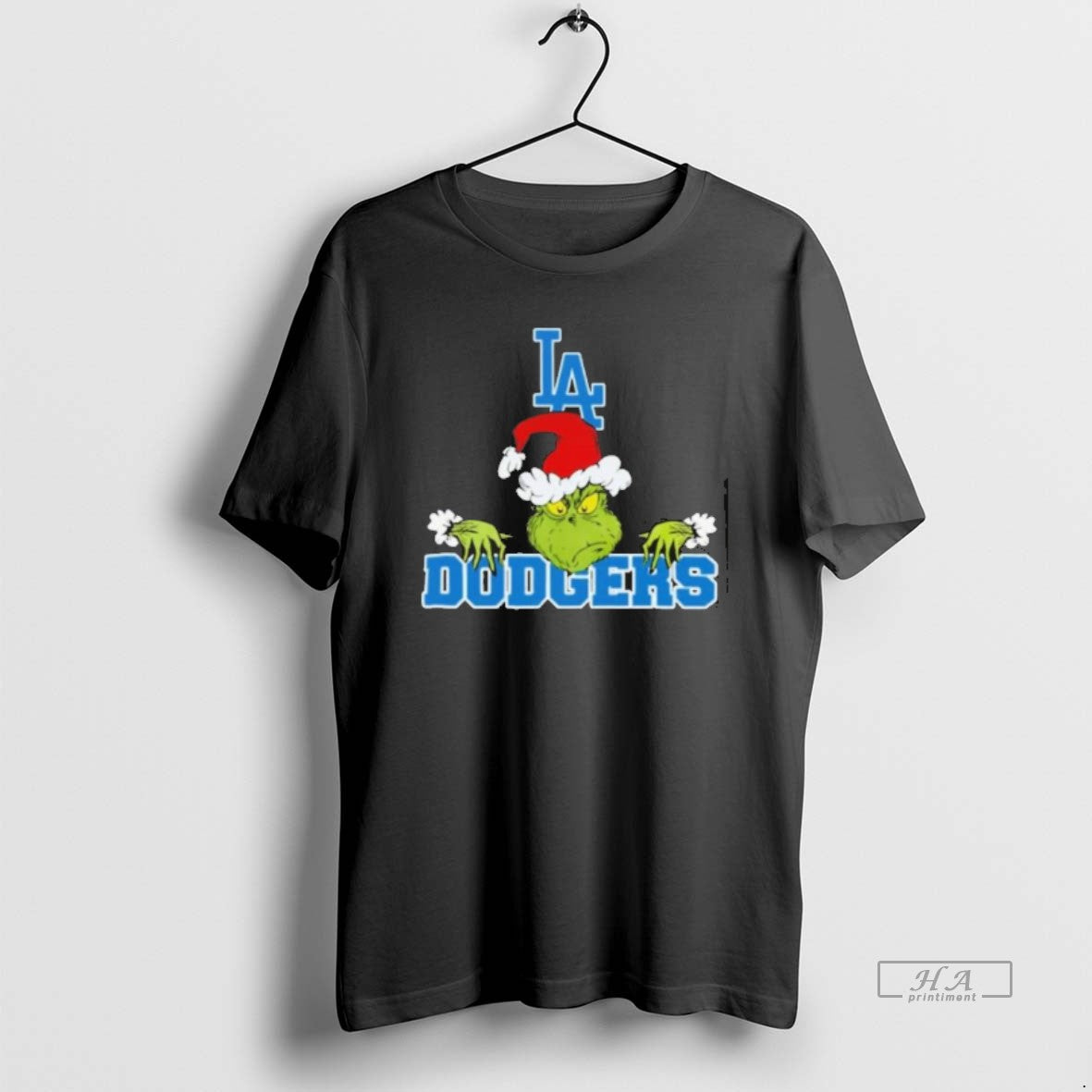Official Los Angeles Dodgers Logo Baseball Grinch Christmas 2025 T Men - clothing by TeeHivey.com