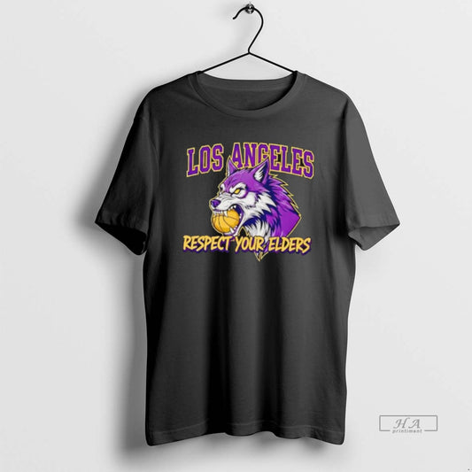 Official Los Angeles Lakers Respect Your Elders - clothing by TeeHivey.com