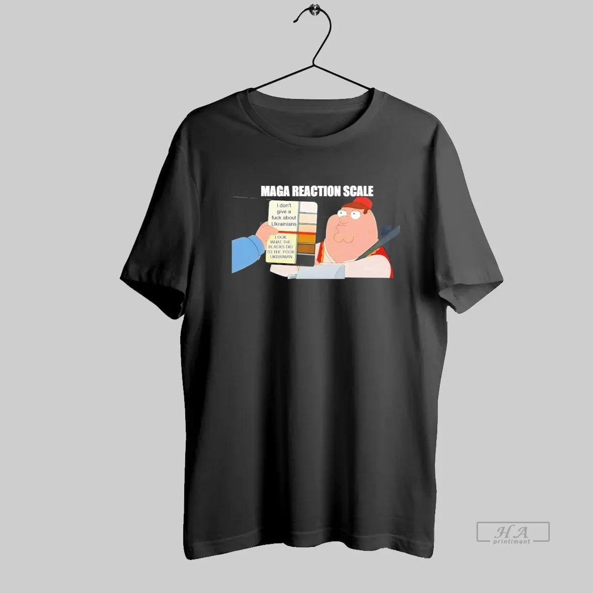 Official Maga Reaction Scale I Dont Give A Fuck About Ukrainians - clothing by TeeHivey.com