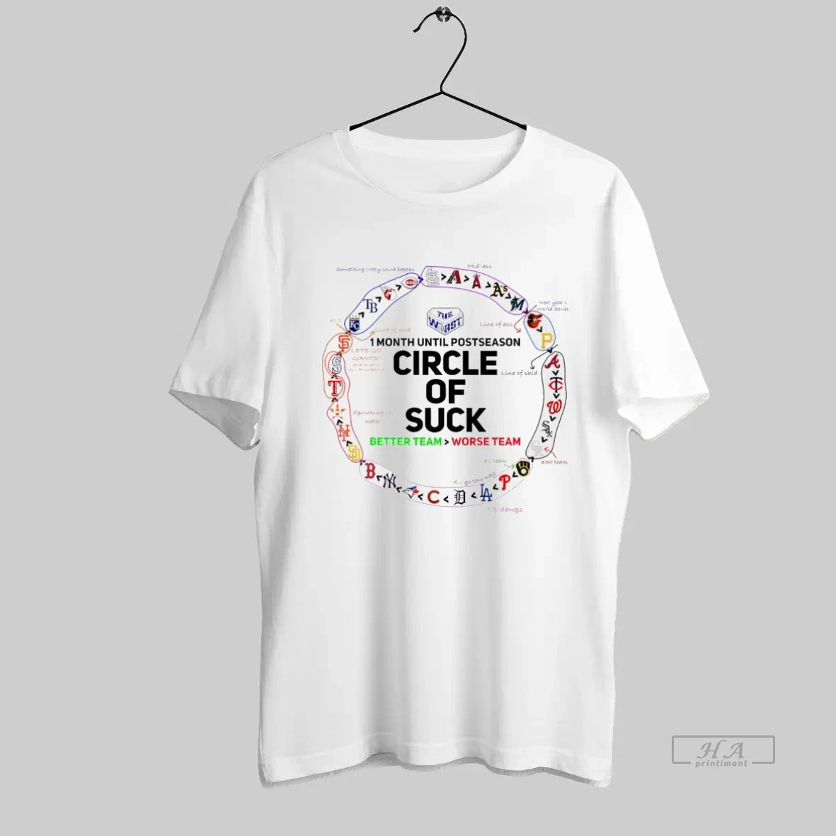 Official Mlb The Circle Has Descended Into Pure Chaos - clothing by TeeHivey.com