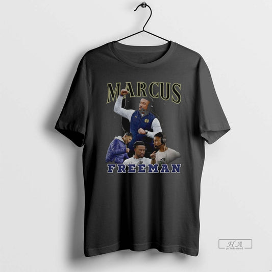 Official Marcus Freeman Notre Dame Fighting Irish Football Graphic Vintage - clothing by TeeHivey.com