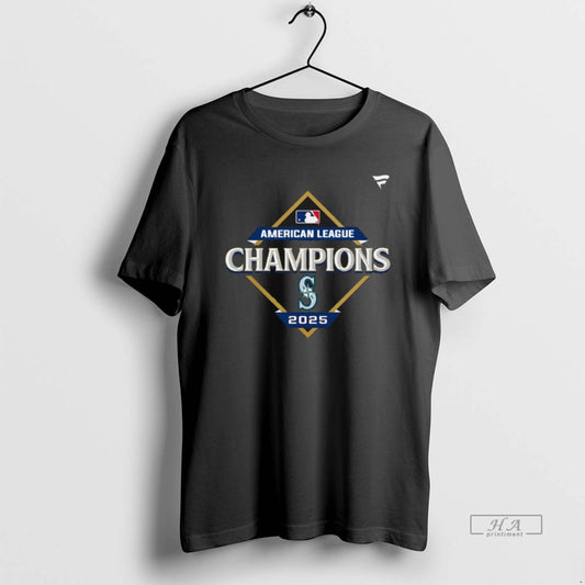 Official Mariners 2025 American League Champions Postseason - clothing by TeeHivey.com