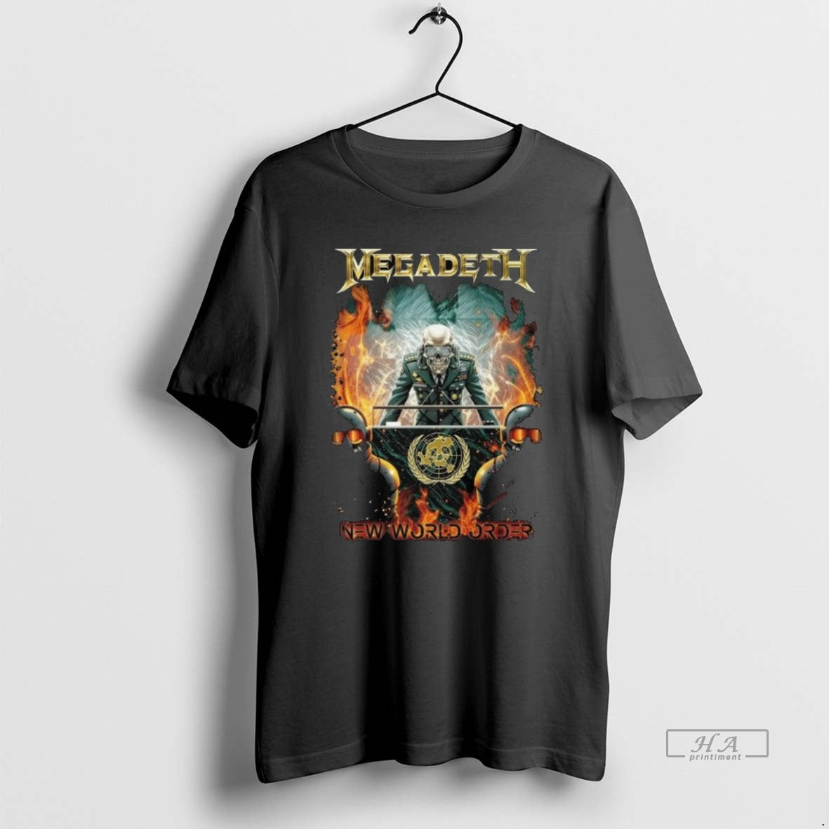 Official Megadeth New World Order Long Sleve - clothing by TeeHivey.com