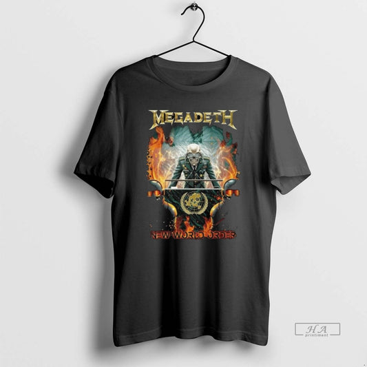 Official Megadeth New World Order Long Sleve - clothing by TeeHivey.com
