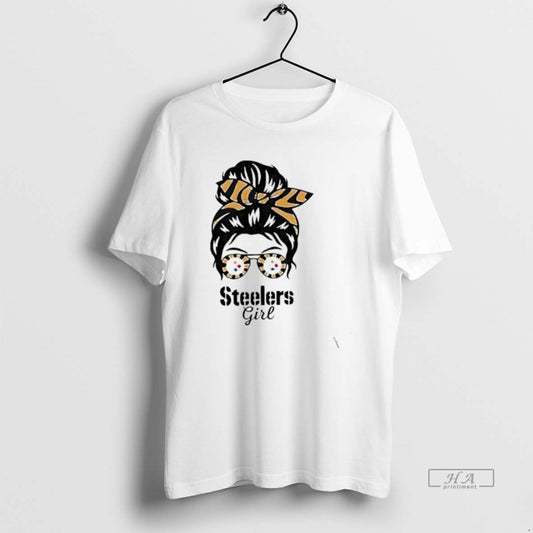 Official Messy Bun Steelers Girl - clothing by TeeHivey.com