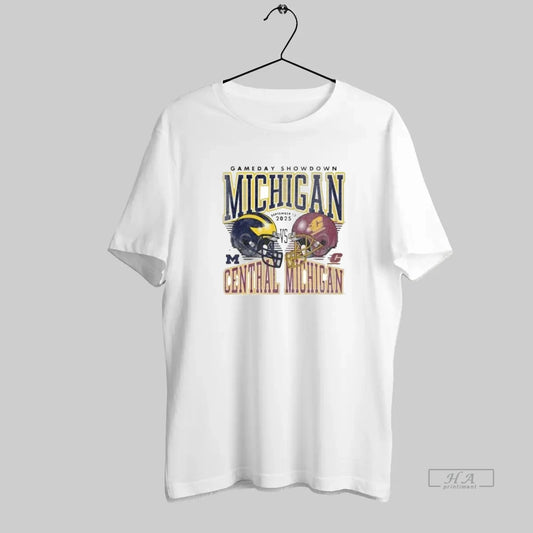Official Michigan Wolverines Vs Central Michigan Chippewas Gameday Showdown - clothing by TeeHivey.com