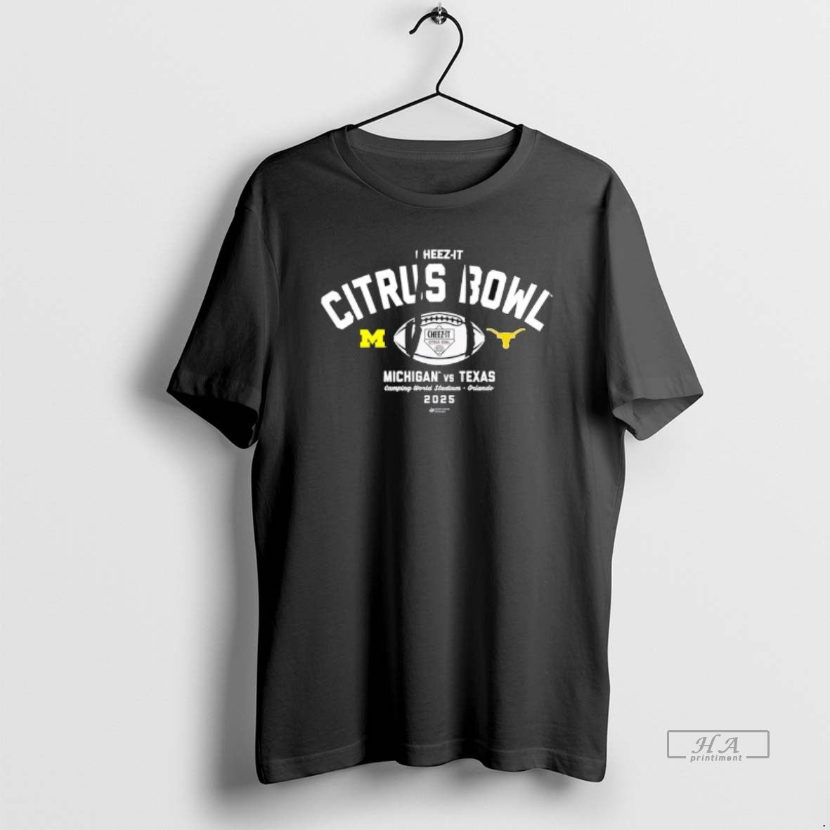Official Michigan Vs Texas Orlando 2025 Cheez It Citrus Bowl Game Camping World Stadium - clothing by TeeHivey.com