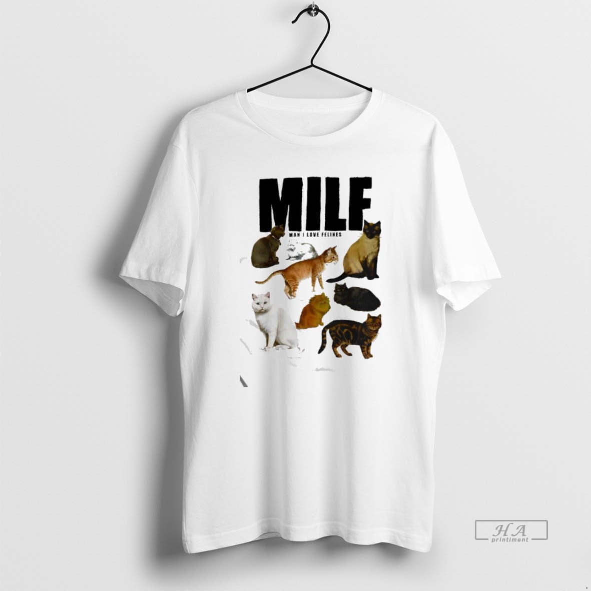 Official Milf Man I Love Felines Cat - clothing by TeeHivey.com