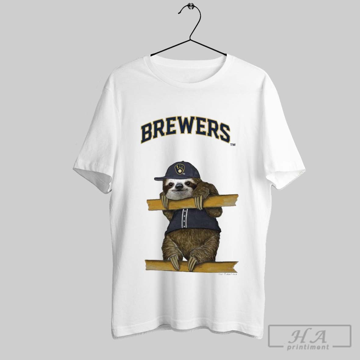 Official Milwaukee Brewers Tiny Turnip Sloth 2025 - clothing by TeeHivey.com