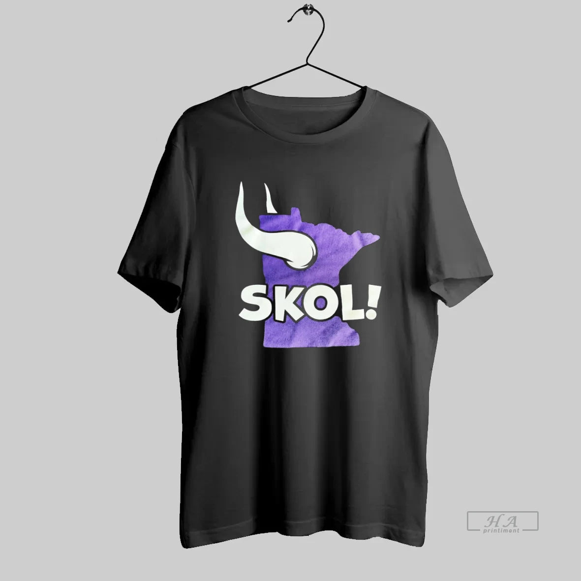 Official Minnesota Viking Football Skol Silhouette Retro Style - clothing by TeeHivey.com