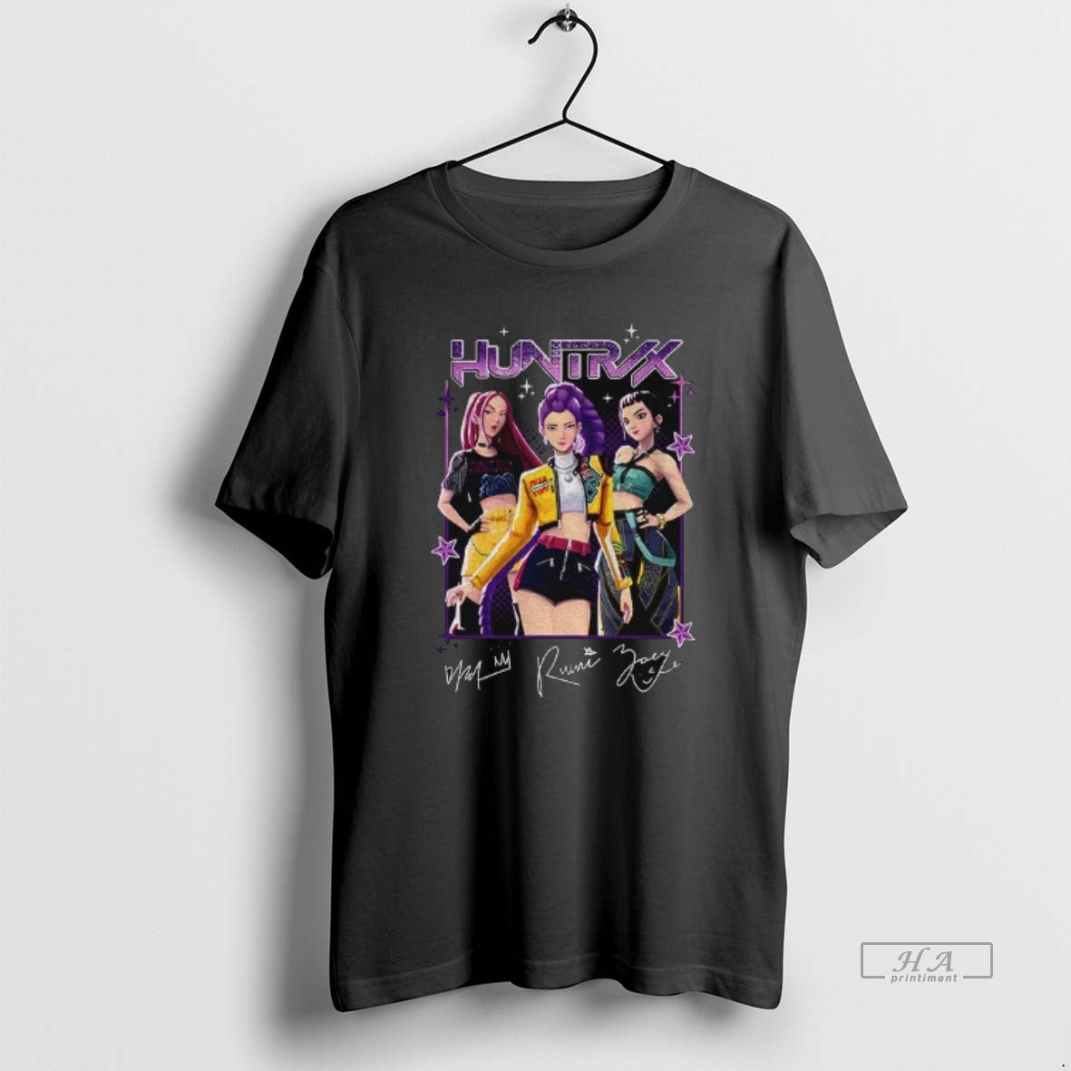 Official Mira Rumi Zoey Kpop Demon Hunters Huntrix Girl Kpop Idol Group - clothing by TeeHivey.com