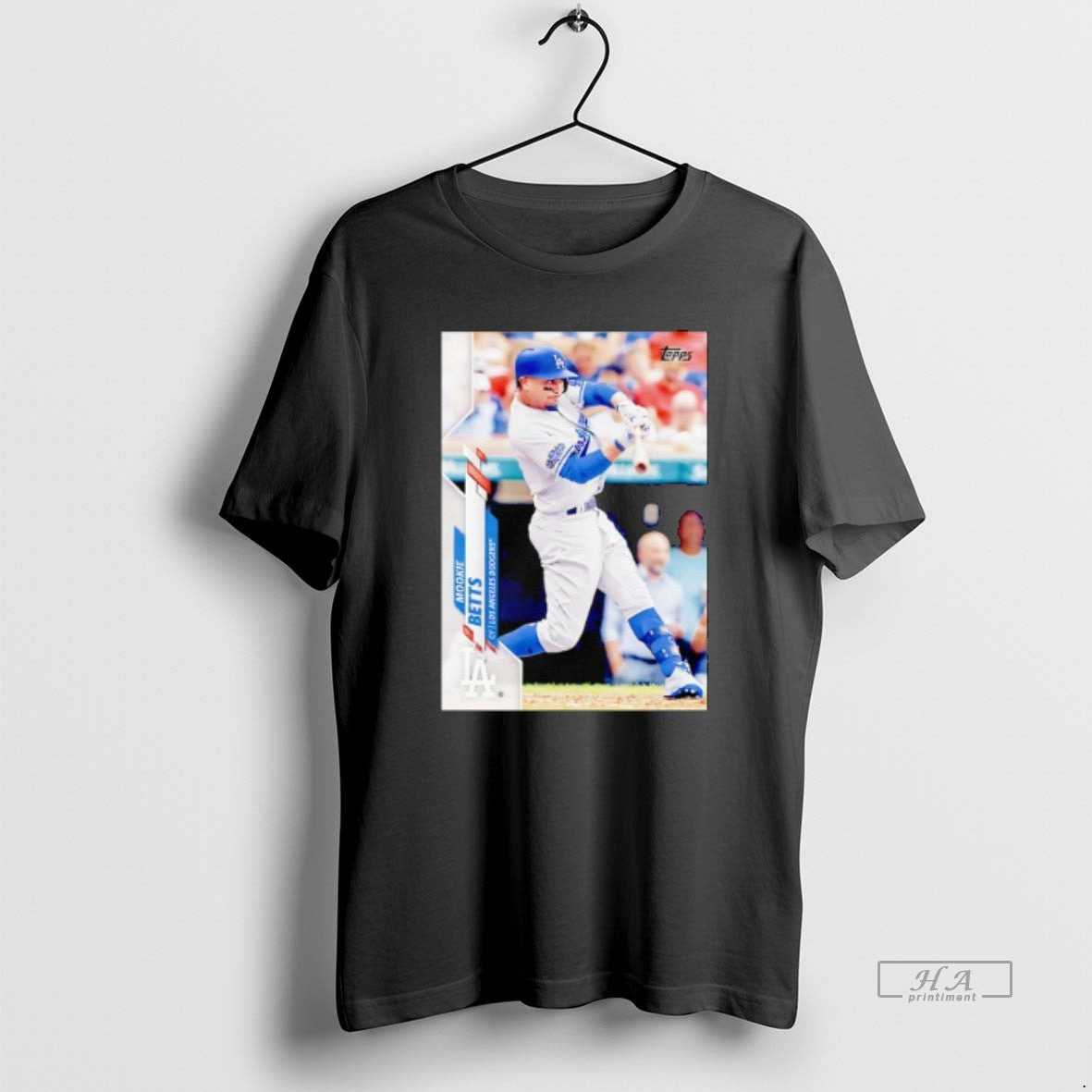 Official Mookie Betts Los Angeles Dodgers Baseball Card Player - clothing by TeeHivey.com