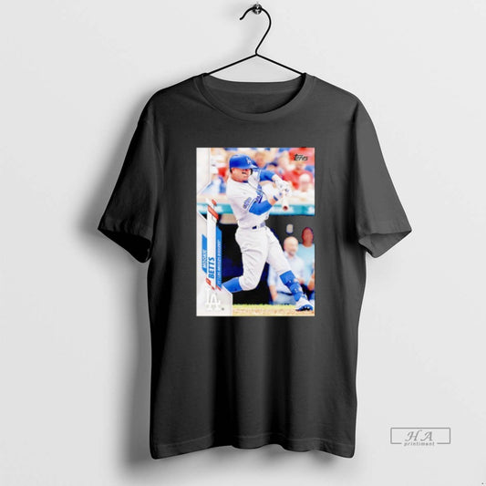 Official Mookie Betts Los Angeles Dodgers Baseball Card Player - clothing by TeeHivey.com