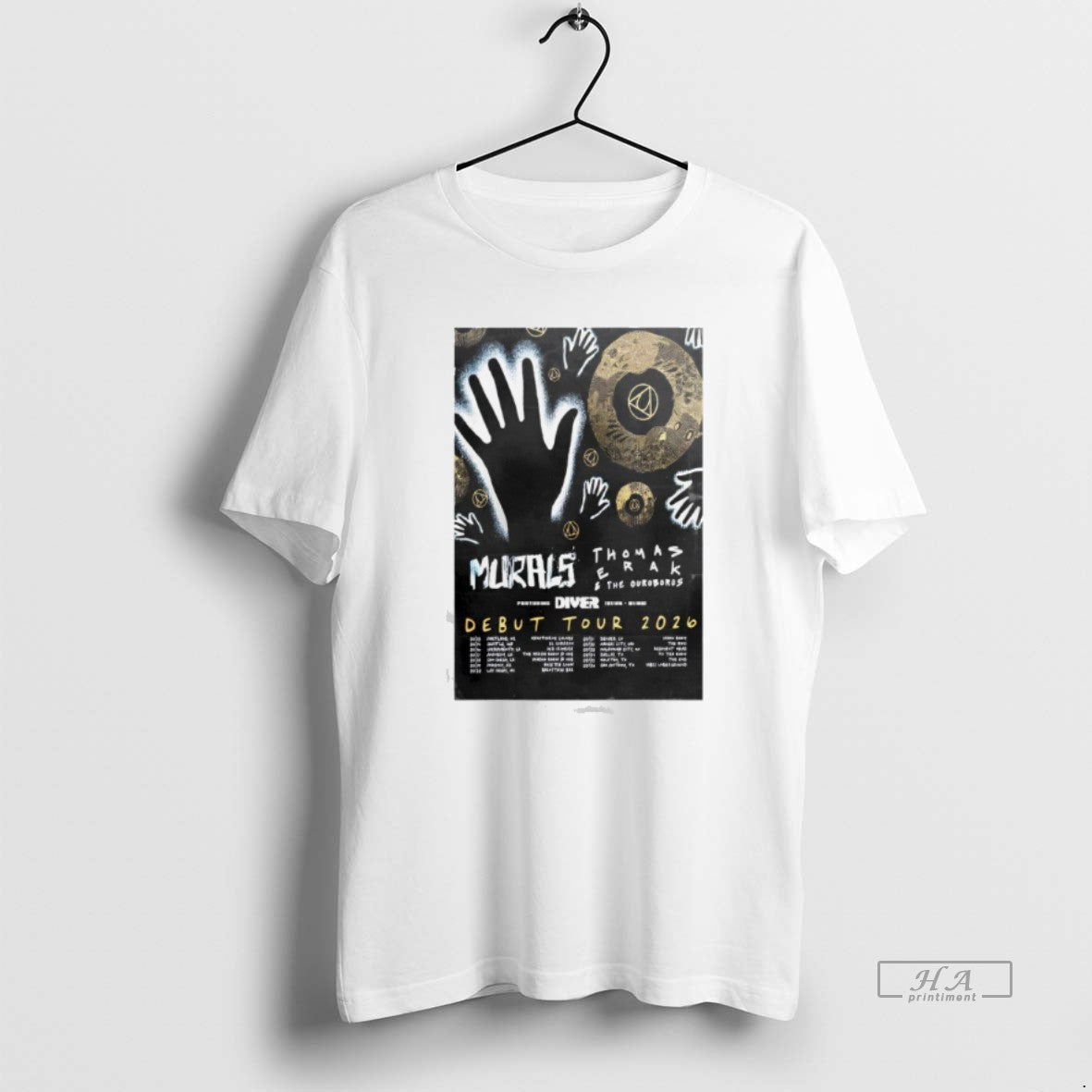 Official Murals Debut Tour 2026 - clothing by TeeHivey.com