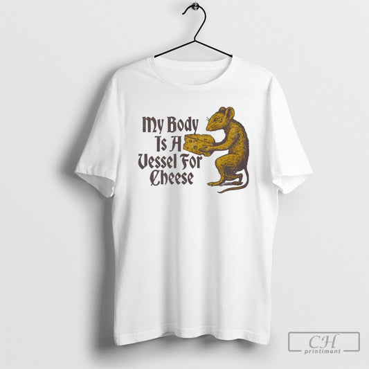 Official My Body Is A Vessel For Cheese Rat Sweater