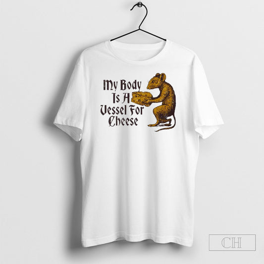 Official My Body Is A Vessel For Cheese Sweater