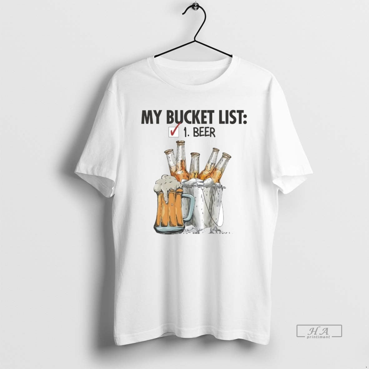 Official My Bucket List Beer Top 1 - clothing by TeeHivey.com