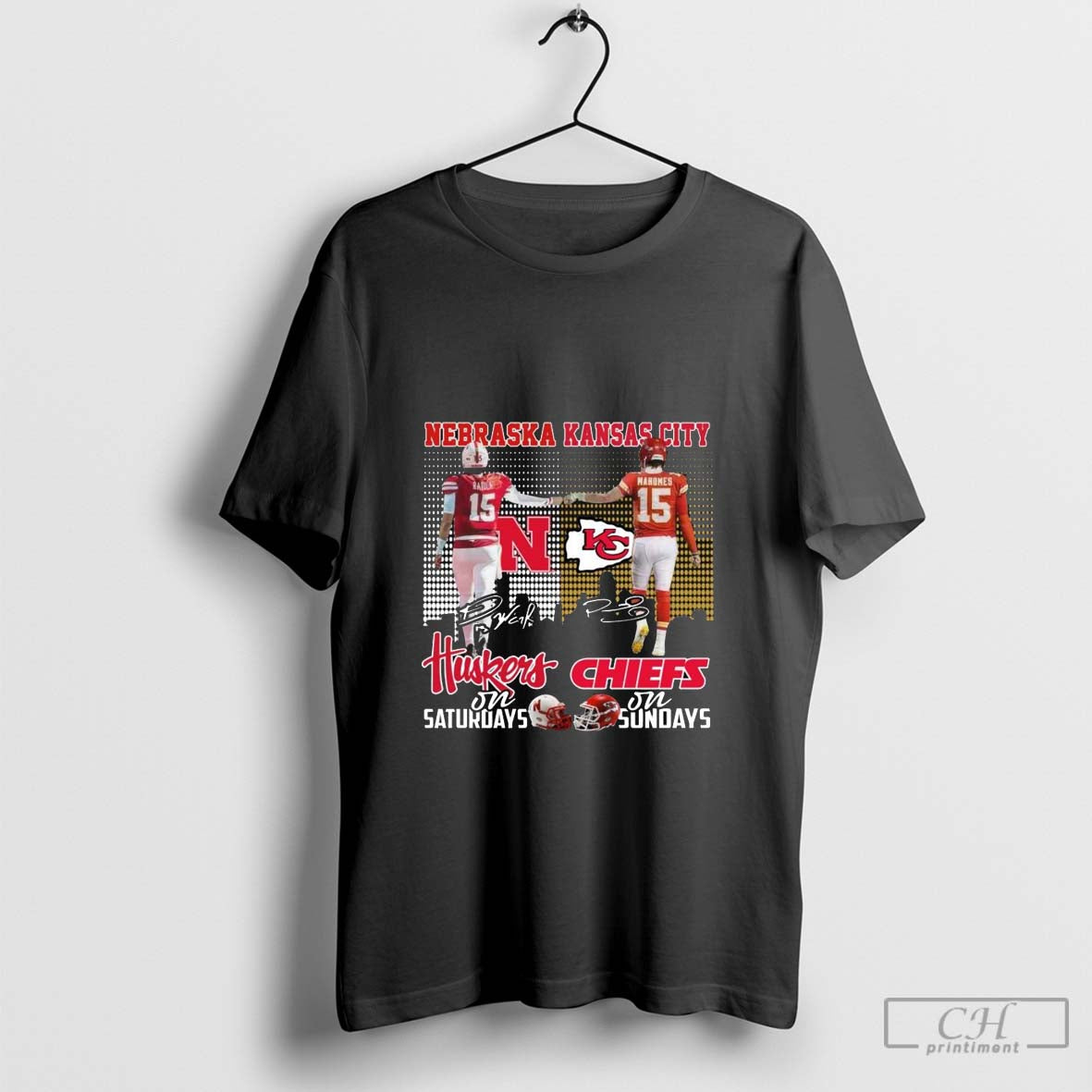 Official Nebraska Cornhuskers On Saturdays Kansas City Chiefs On Sundays - clothing by TeeHivey.com