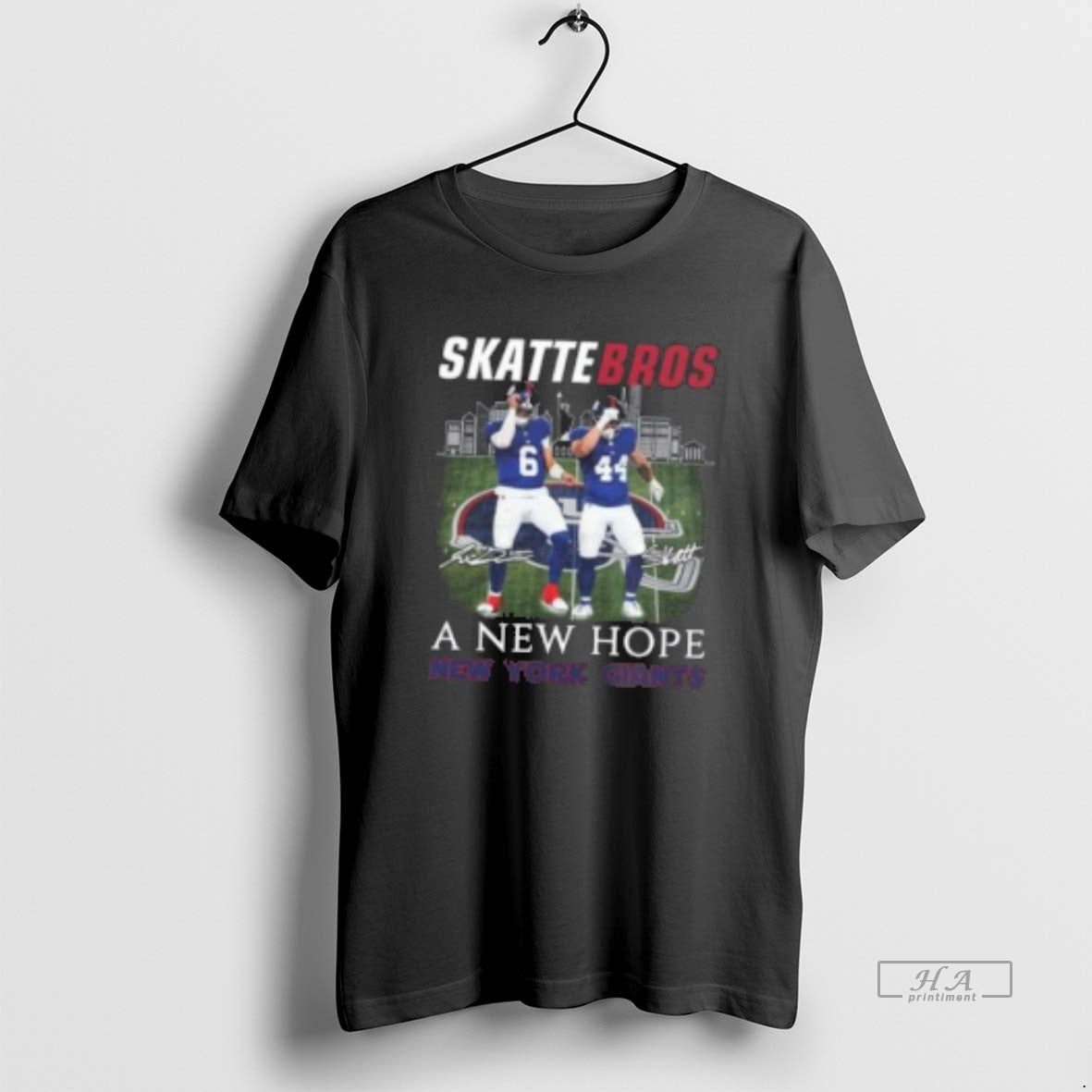 Official New York Giants Jaxson Dart And Cam Skattebo Skattebros A New Hope Signature - clothing by TeeHivey.com