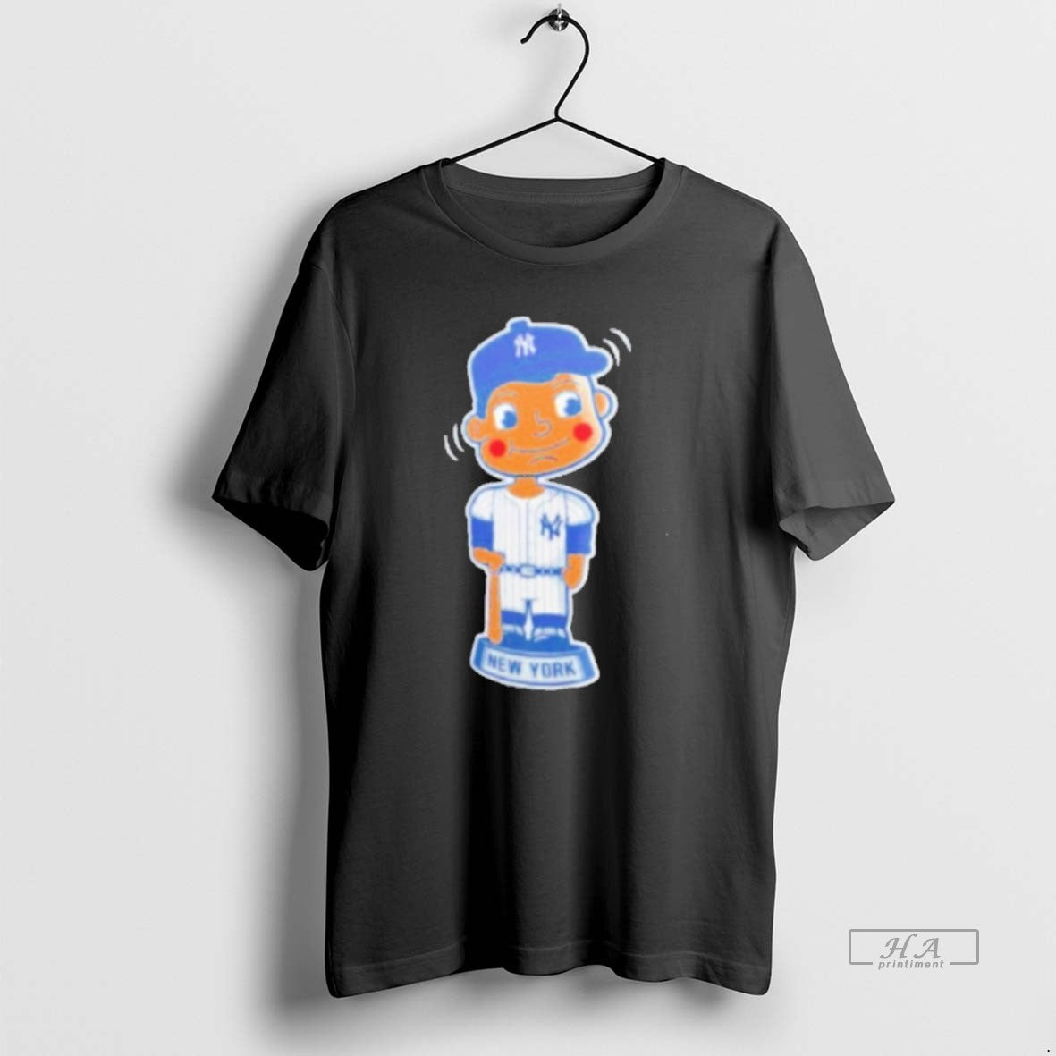 Official New York Yankees Pop Fly Cartoon - clothing by TeeHivey.com