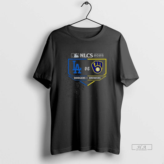 Official Nice Milwaukee Brewers Vs Los Angeles Dodgers 2025 Nlcs Matchup Washed - clothing by TeeHivey.com