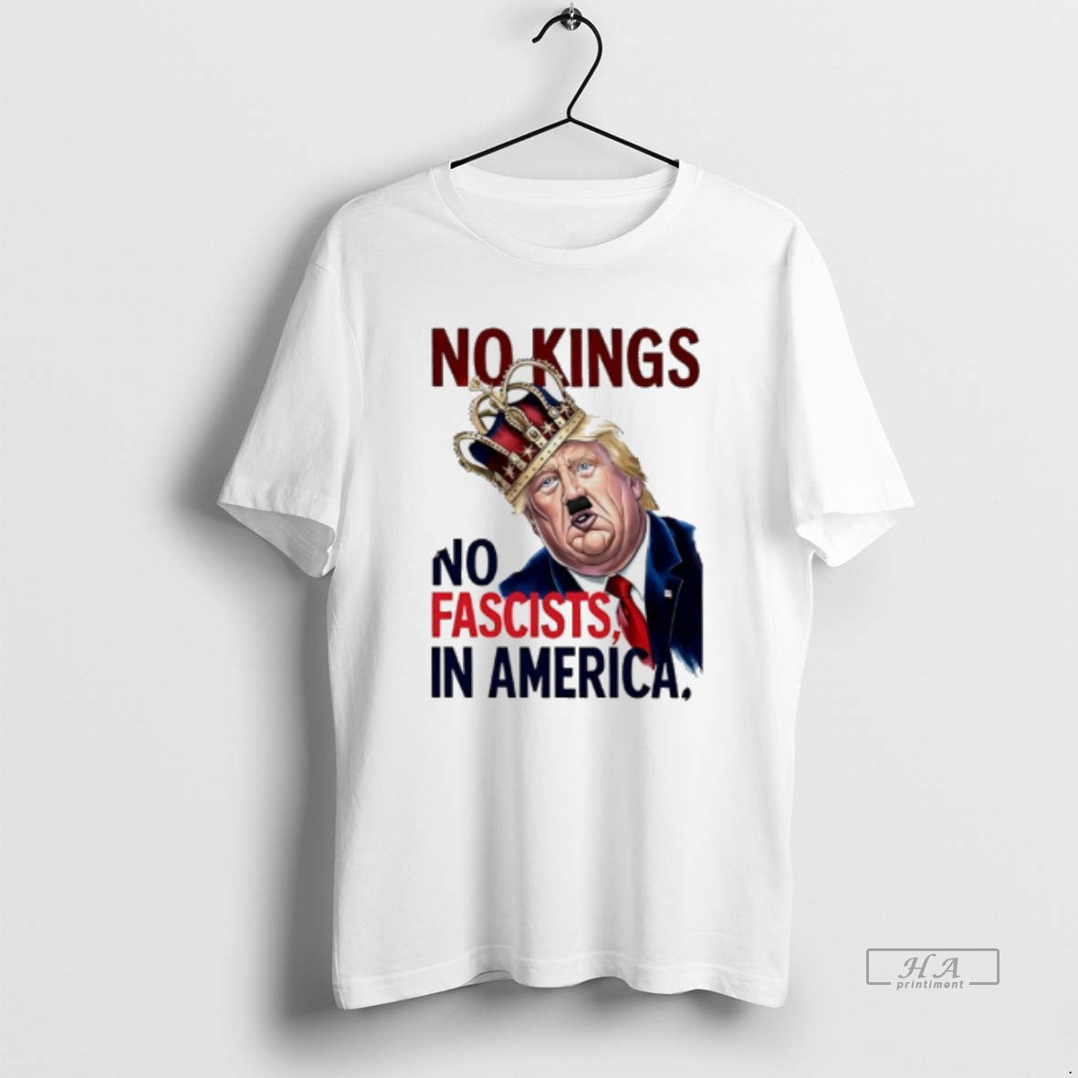 Official No Kings No Fascists In America - clothing by TeeHivey.com