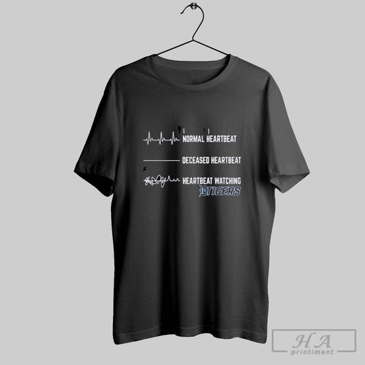 Official Normal Heartbeat Deceased Heartbeat Heartbeat Watching Tigers - clothing by TeeHivey.com
