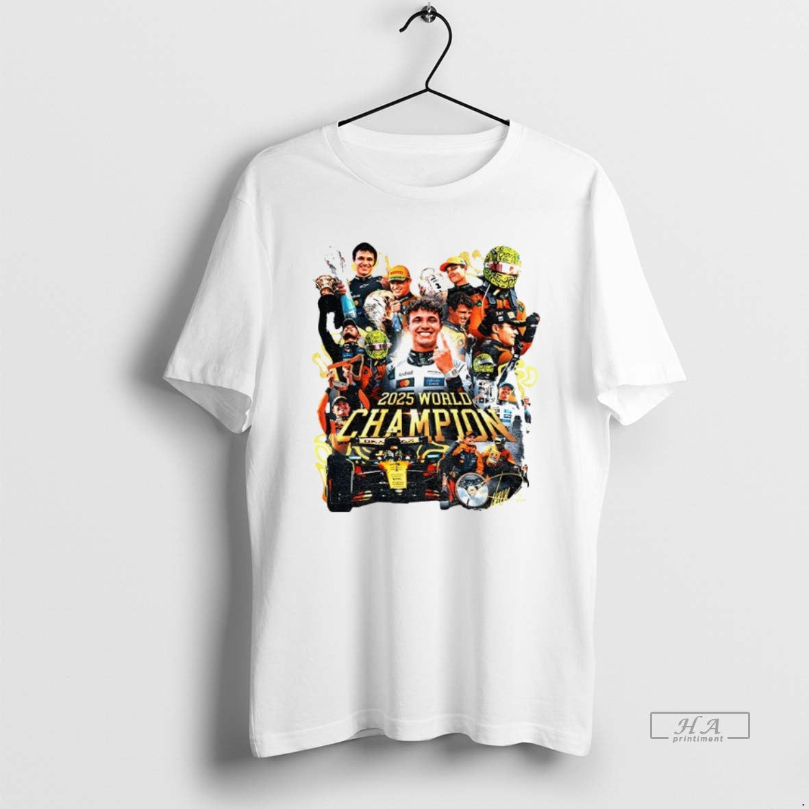 Official Norris 2025 F1 World Champion Racing Graphic - clothing by TeeHivey.com