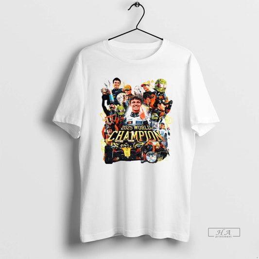 Official Norris 2025 F1 World Champion Racing Graphic - clothing by TeeHivey.com